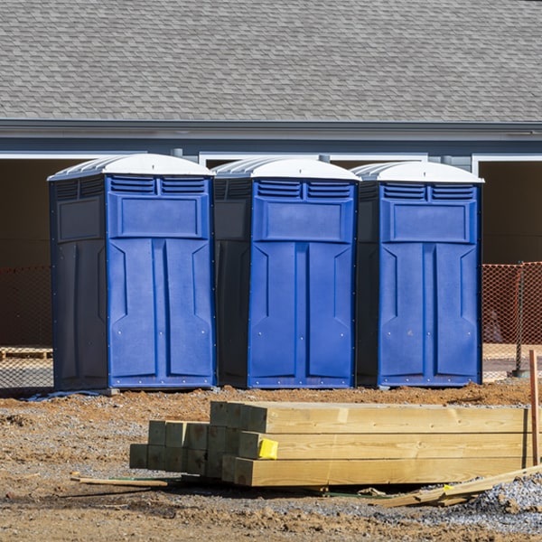 how often are the porta potties cleaned and serviced during a rental period in Heyworth IL